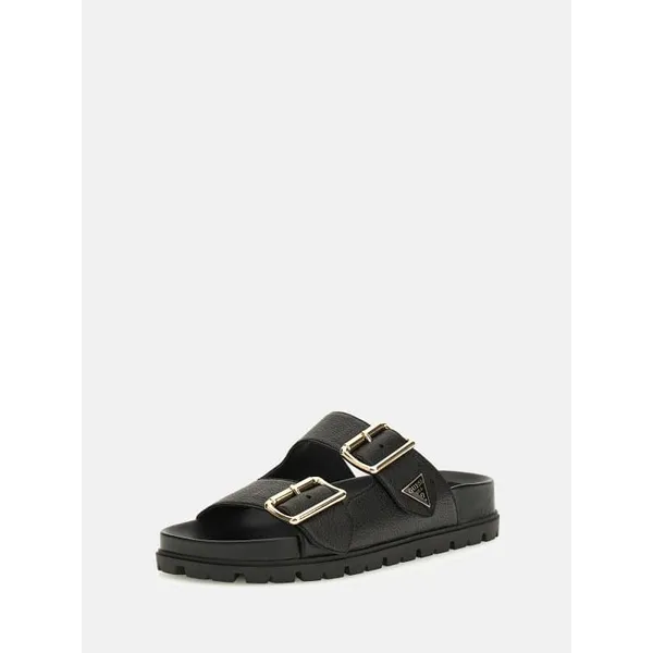 Guess Sandaal Fasten Echt Leer Zwart, vergelijk prijzen bij 1 winkel