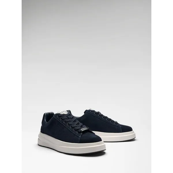 Guess Elba Echt Leer Blauw, vergelijk prijzen bij 1 winkel