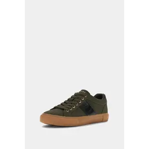Guess Cribe Sneakers Van Imitatieleer groen