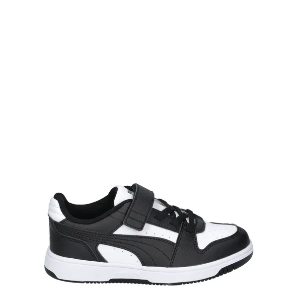 Puma Rebound Slam Lo White Black Kids, vergelijk prijzen bij 1 winkel