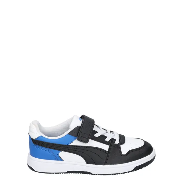 Puma Rebound Slam Lo White Black Team Kids, vergelijk prijzen bij 1 winkel