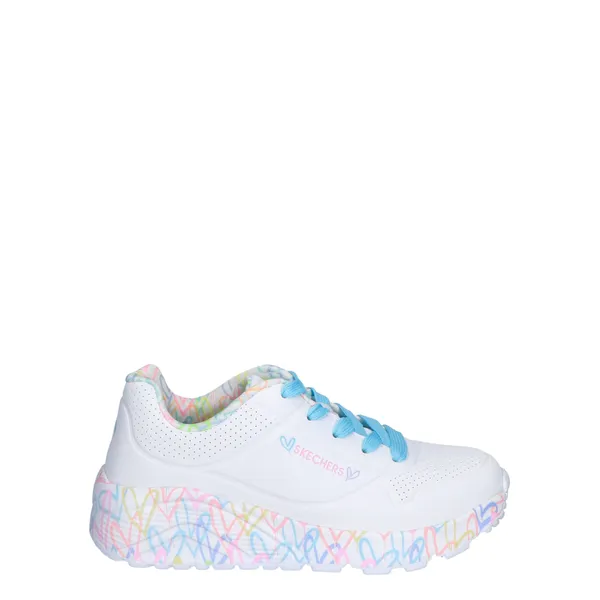 Skechers Uno Lite J Goldcrown Love White Pink Turqoise, vergelijk prijzen bij 1 winkel