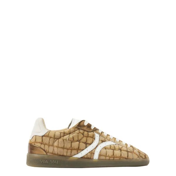 Via Vai Nilla Khloe 01-204 Croco Roccia Beige, vergelijk prijzen bij 1 winkel