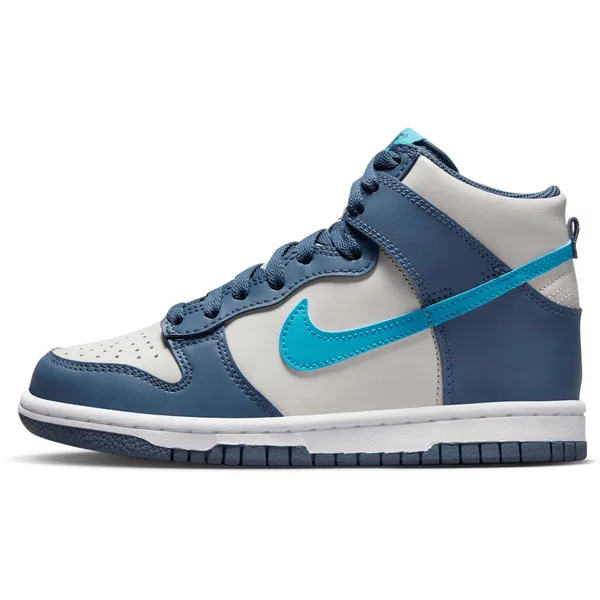 Nike Dunk High Light Bone/Diffused Blue/Wit Lightning Wit/Blauw Kids, vergelijk prijzen bij 1 winkel