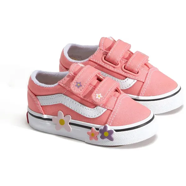 Vans Old Skool V Flower Roze Kids, foto 2 van 2
