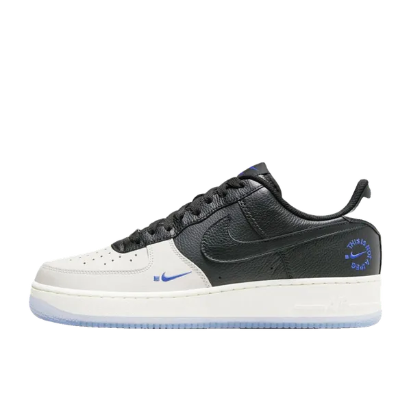 Nike Air Force 1 Low Black-Sail Noir/viole (Zwart), vergelijk prijzen bij 1 winkel