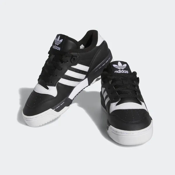 adidas Rivalry Low Core Black/Cloud White Kids, foto 4 van 4