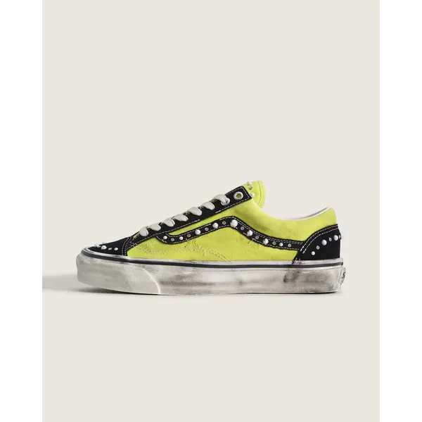 Vans Old Skool 36 Pearlized Black/Fluro Lime, vergelijk prijzen bij 0 winkels