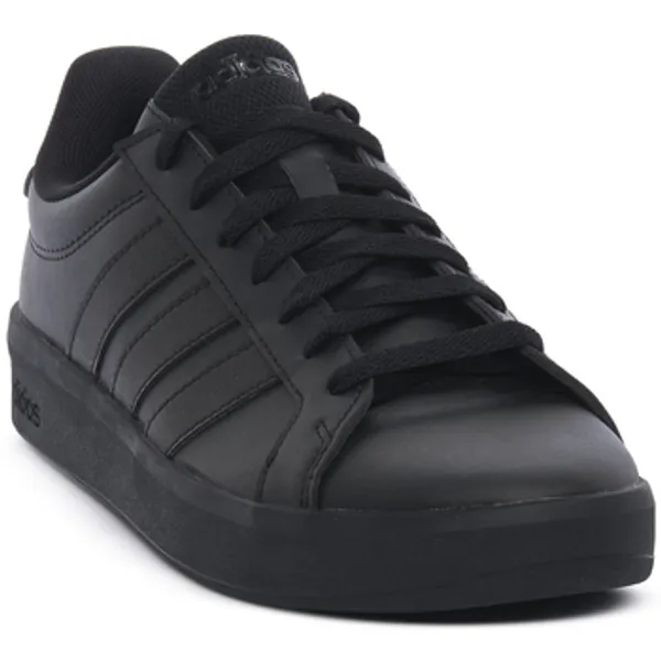 adidas Grand Court 3 J Zwart, vergelijk prijzen bij 2 winkels