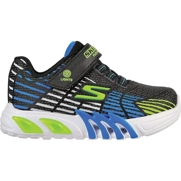 Skechers S-Lights Flex-Glow Elite Zwart/Groen/Blauw, vergelijk prijzen bij 1 winkel