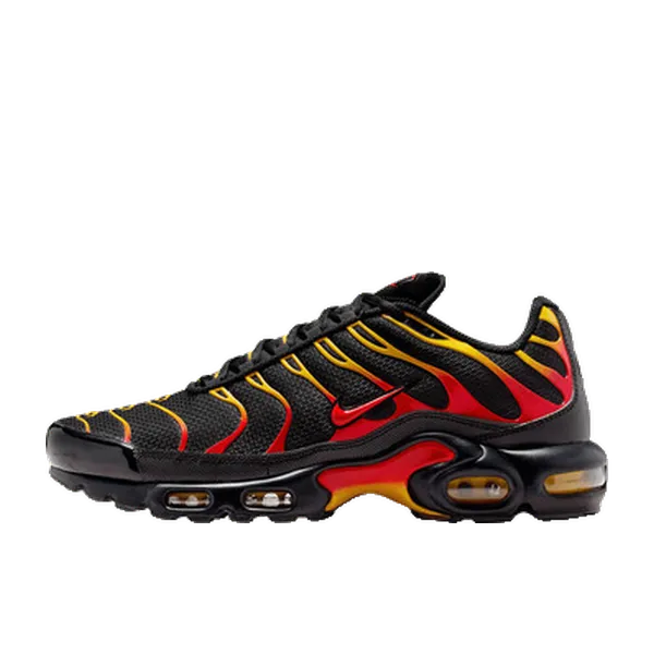 Nike Air Max Plus Black University Gold Red, vergelijk prijzen bij 1 winkel