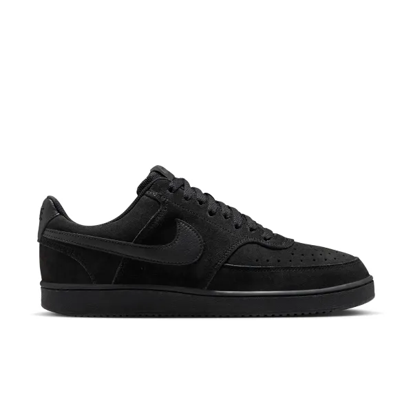 Nike Court Vision Low Suede Premium Zwart, foto 2 van 2