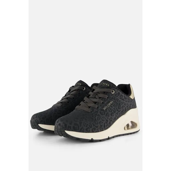 Skechers Uno Wedge-Safari Daze Zwart, vergelijk prijzen bij 1 winkel