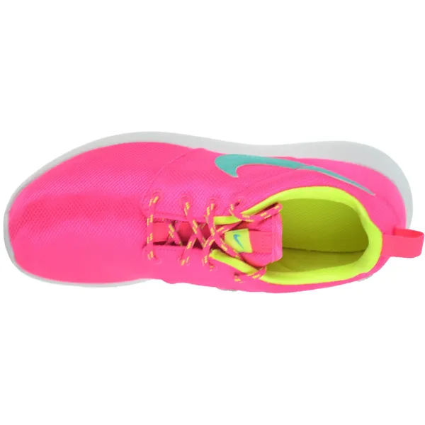 Nike Roshe Run (GS) Hyper Pink/Hyper Jade-Volt-White Roze/Groen/Wit, vergelijk prijzen bij 1 winkel