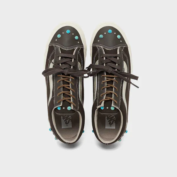 Vans Premium Old Skool Gemstone Mushroom Bruin/Wit, foto 5 van 5