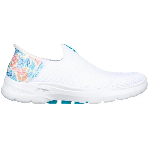 GO Walk 6 Tropical BAY Skechers Wit Model, foto 2 van 2