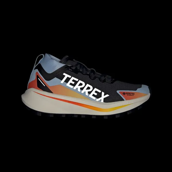adidas Terrex Agravic GTX Trail Running Core Black/Cloud White/Glow Blue, foto 2 van 4