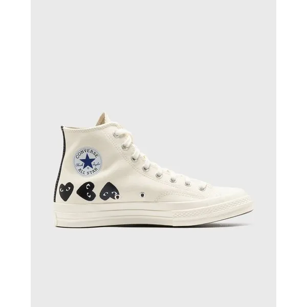Comme des Garçons Play X Converse Chuck Taylor 70 Multiheart High Top Beige, foto 4 van 5