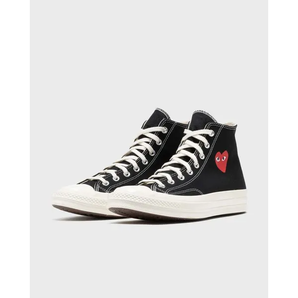 Comme des Garçons Play X Converse Chuck Taylor 70 Small Heart High Top Zwart, foto 3 van 5