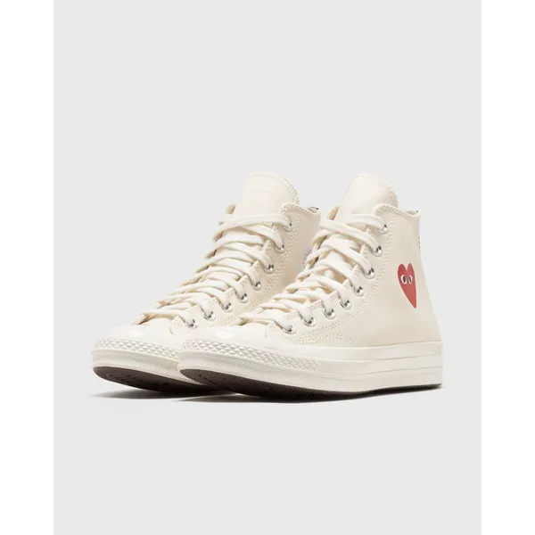 Comme des Garçons Play X Converse Chuck Taylor 70 Small Heart High Top Beige, foto 2 van 5
