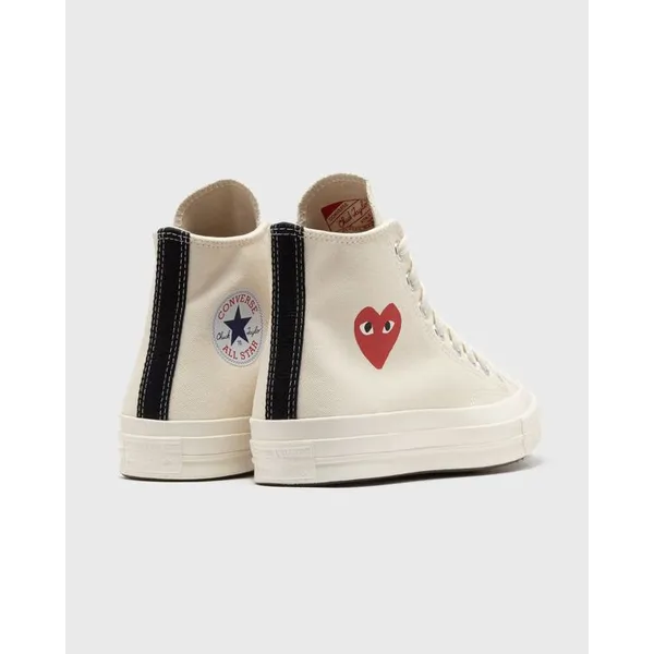 Comme des Garçons Play X Converse Chuck Taylor 70 Small Heart High Top Beige, foto 5 van 5