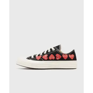 Comme des Garçons Play X CONVERSE Chuck Taylor'70 Multi Heart Low Top zwart