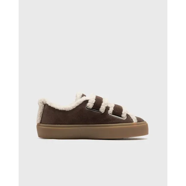 Inuikii Shearling Low Velcro Bruin, foto 4 van 5