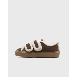 Inuikii Shearling Low Velcro bruin