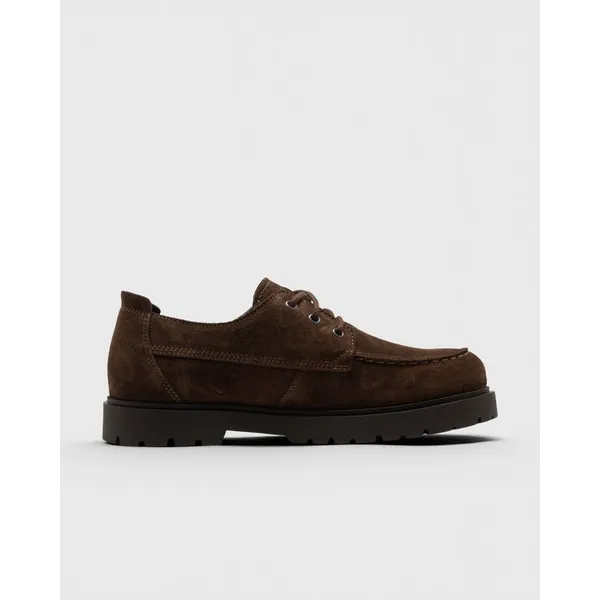 Birkenstock Highwood Moc Lace Low Suede Leather Bruin, foto 4 van 5