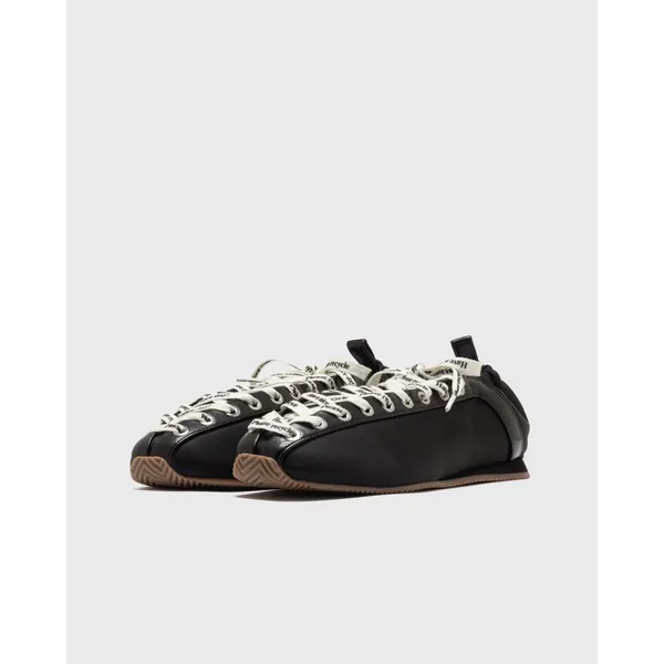 Ganni Lace Up Sporty Ballerina Nylon Zwart, foto 2 van 5
