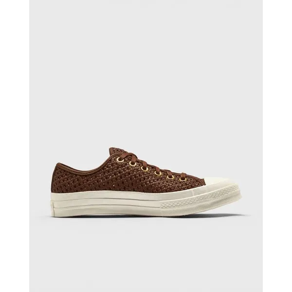 Converse Chuck 70 Woven Leather Bruin, foto 4 van 5