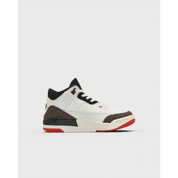 Air Jordan 3 Bruin/Wit Kids, foto 4 van 5