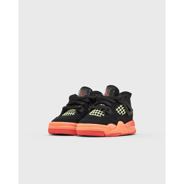 Air Jordan 4 Zwart/Oranje Kids, foto 2 van 5