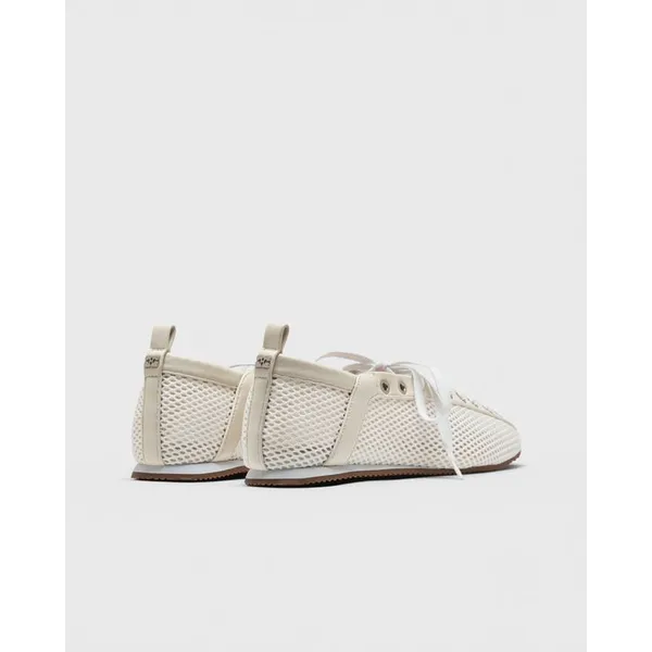 Ganni Sporty Ballerina Mesh Beige, foto 5 van 5