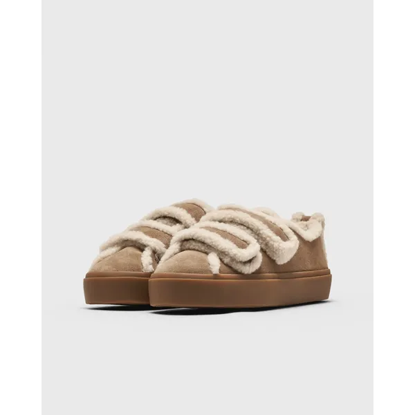 Inuikii Shearling Low Velcro Beige, foto 2 van 5
