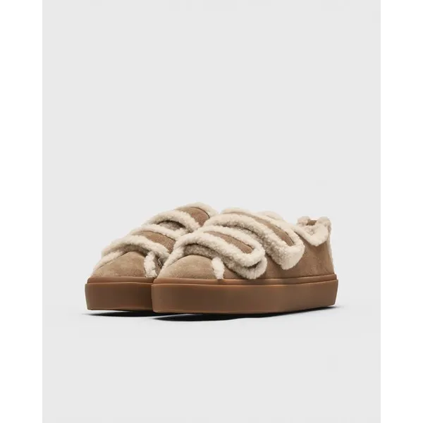 Inuikii Shearling Low Velcro Beige, foto 3 van 5