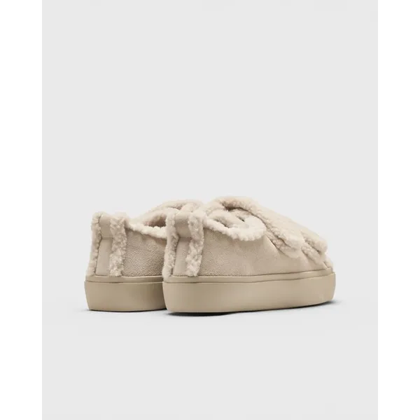 Inuikii Shearling Low Velcro Pastelle Wit, foto 5 van 5