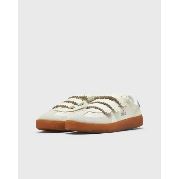 Lacoste Baseshot Pro Strap Leather Wit, foto 2 van 5