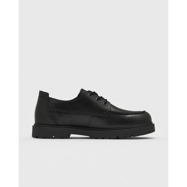 Birkenstock Highwood Moc Lace Leather Zwart, foto 4 van 5