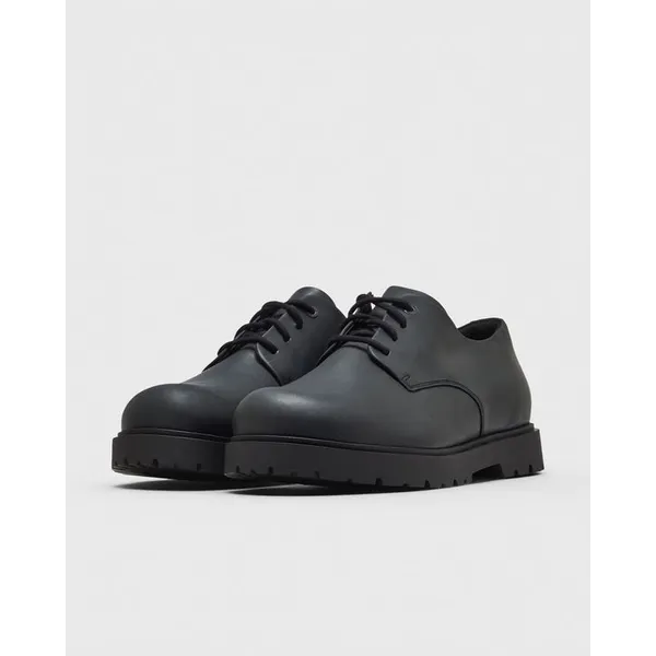 Birkenstock Highwood Lace Low Oiled Leather Zwart, foto 3 van 5