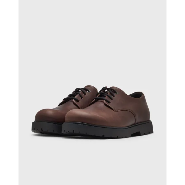 Birkenstock Highwood Lace Low Oiled Leather Bruin, foto 2 van 5