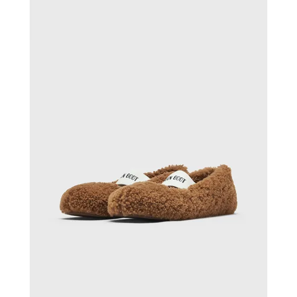 Moon Boot Shearling Ballerina Bruin, foto 2 van 5