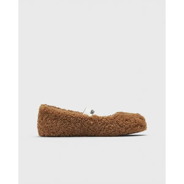 Moon Boot Shearling Ballerina Bruin, foto 4 van 5
