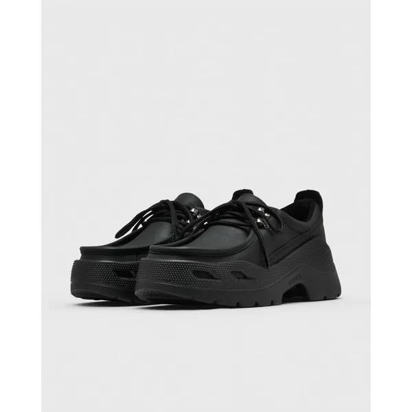 Crocs Gallery Leather Zwart, foto 3 van 5