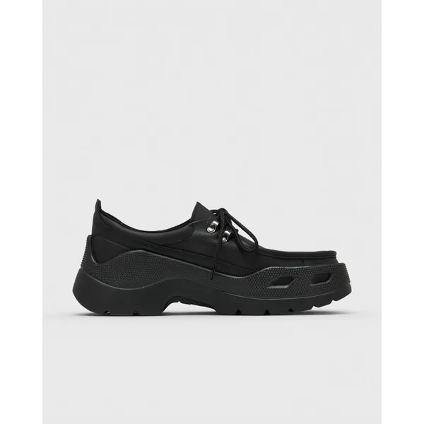 Crocs Gallery Leather Zwart, foto 4 van 5
