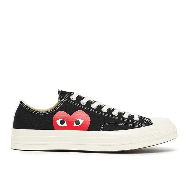 Comme des Garcons Play Chuck Taylor Low Zwart, foto 2 van 4