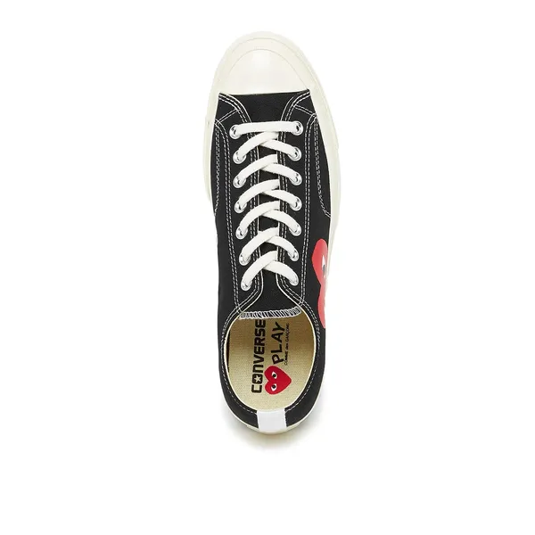 Comme des Garcons Play Chuck Taylor Low Zwart, foto 4 van 4