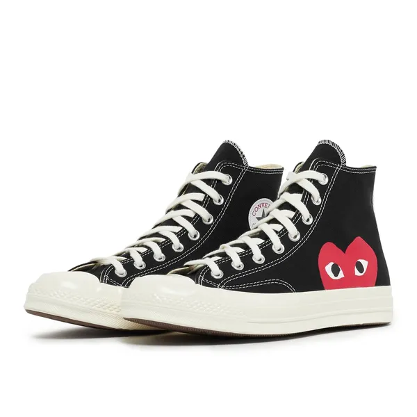 Comme des Garcons Play Chuck Taylor High Zwart, vergelijk prijzen bij 1 winkel