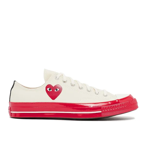 Comme des Garcons Play Red Sole Chuck Taylor 70 Low Top, foto 2 van 4