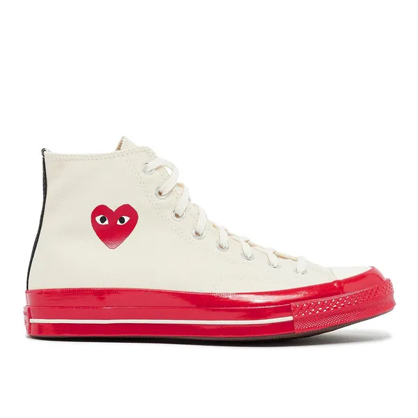 Comme des Garcons Play Red Sole Chuck Taylor 70 Hi Top, foto 2 van 4